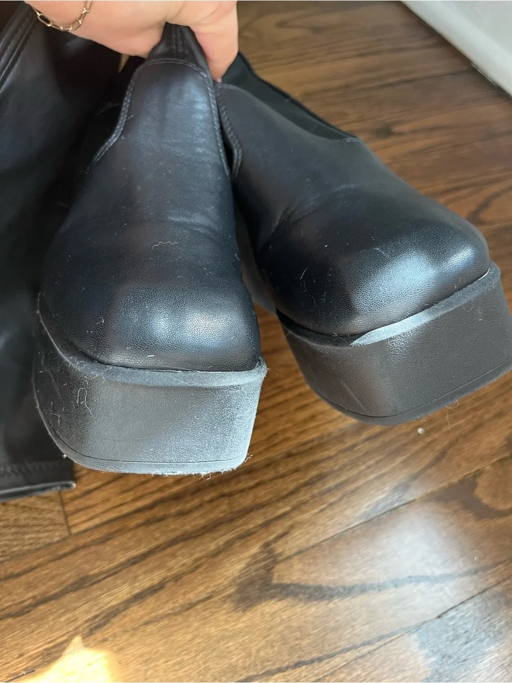 Windsor Smith Badgirls Black Stretch Sock Boots size 7
